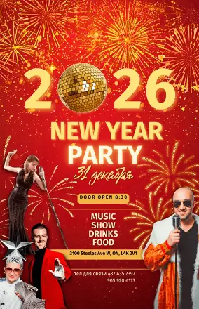 ЭКСКЛЮЗИВНАЯ НОВОГОДНЯЯ НОЧЬ: Нагиев, Сердючка и Салют под Звёздами. Скидка для читателей Торонтовки!