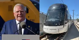 Форд обещает запуск Eglinton LRT в феврале, но жители города в этом сомневаются