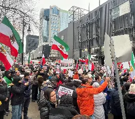 В нескольких городах Канады прошли акции в поддержку протестующих в Иране