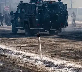 Часть бронированных машин ICE была произведена в Брамптоне