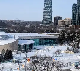 Форд столкнулся с критикой после того, как крыша Ontario Science Centre уцелела после недавнего снегопада