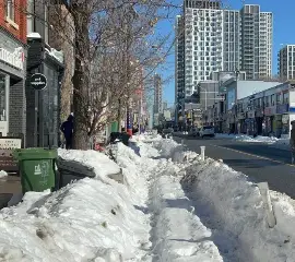 Спустя неделю велодорожки в Торонто всё ещё не очищены от снега: велосипедисты недовольны