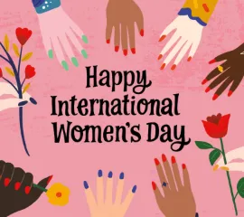 С Международным женским днём!