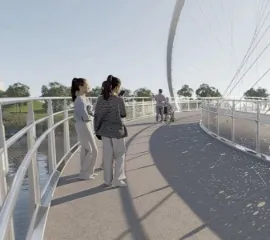 Waterfront Toronto представила финальный дизайн нового пешеходного моста через канал Китинг