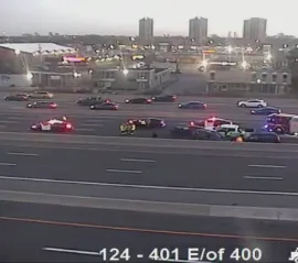 Несколько аварий осложнили утреннее движение на трассе 401