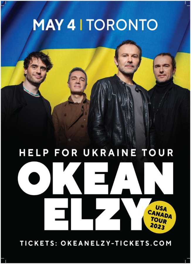 АРХИВ - Okean Elzy Help For Ukraine US and Canada 2023 Tour