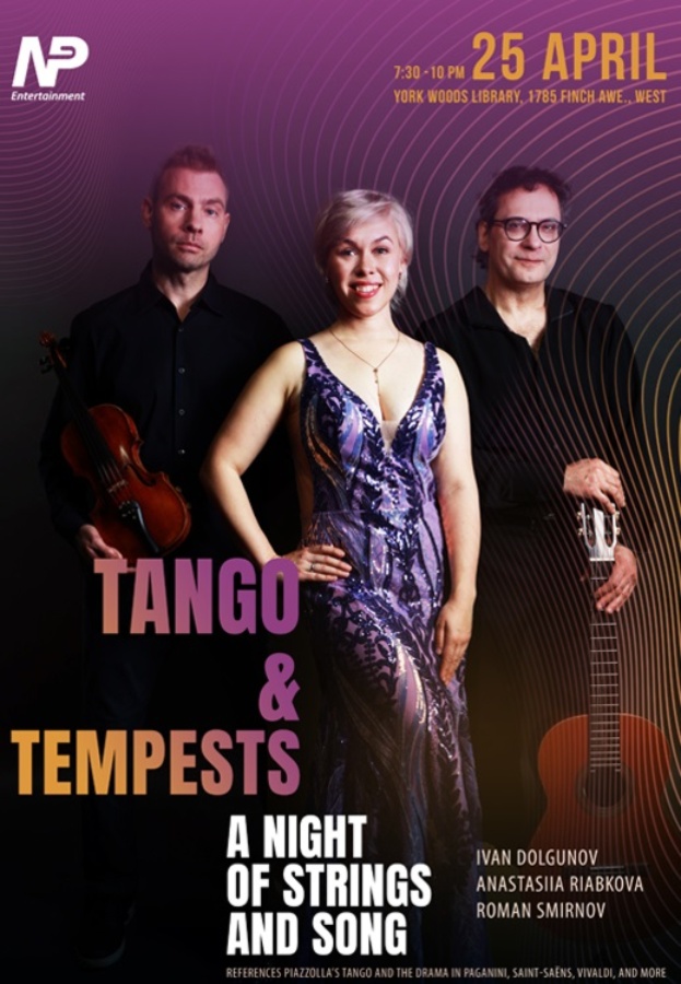 Tango & Tempests: A night of Strings and Song
