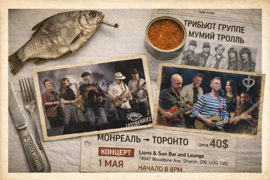 Концерт групп LostBerries и Фибры (Торонто и Монреаль)