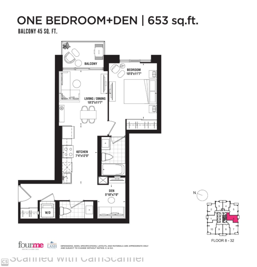 Assignment CONDO sale in Scarborough,  Markham Rd &amp; Ellesmere Rd, 1 bdrm+DEN