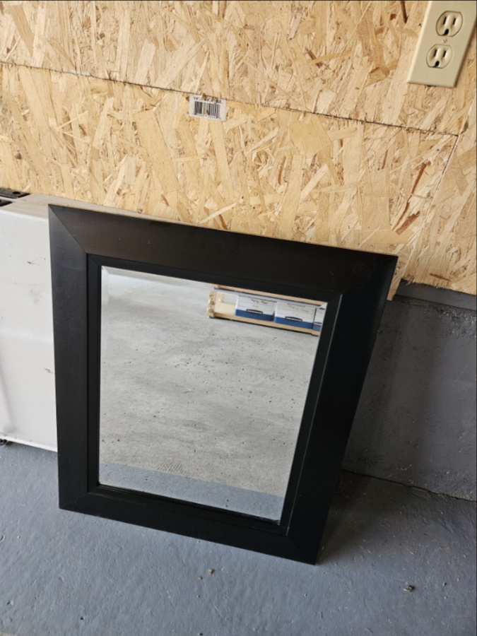 Wall mirror - black frame