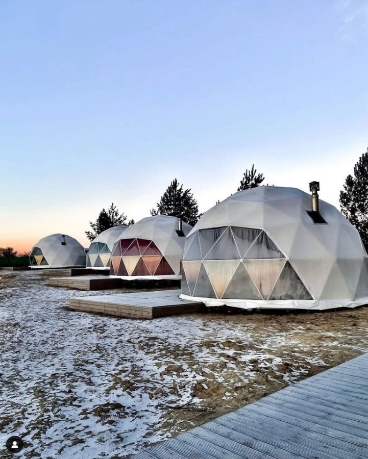 Geodesic Domes  Экологичные геокупольные дома – быстрая сборка и стильный дизайн!