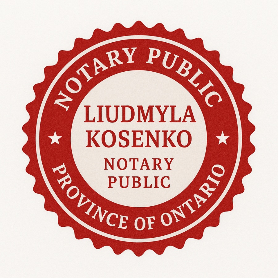 Notary Public and Commissioner of Oath Services