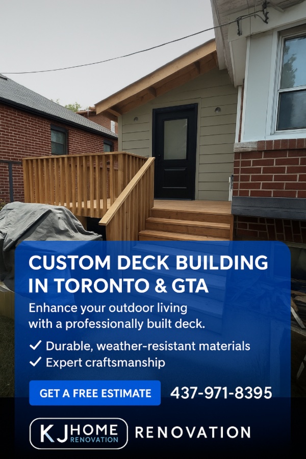 🟦 Custom Deck Building in Toronto &amp; GTA