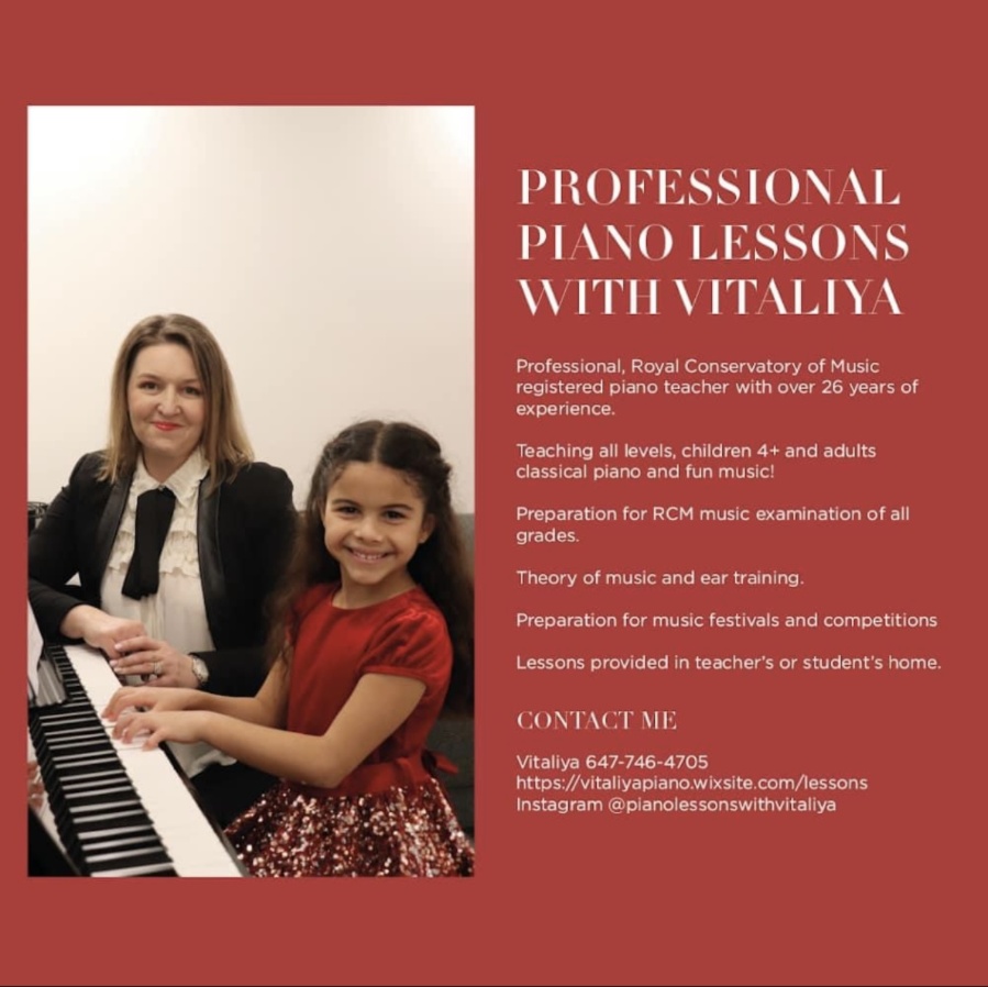 Professional Piano Lessons for all ages