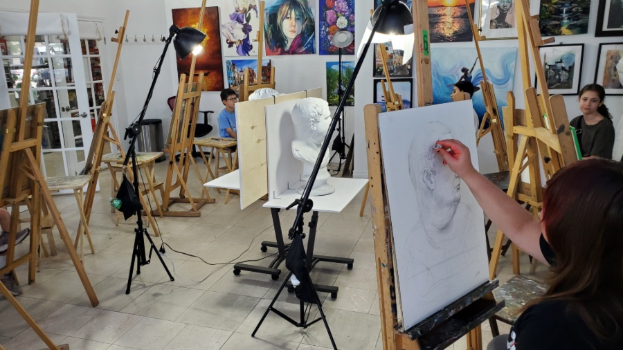 Summer Art Camp at Palette Art School - Летний Лагерь в Художественной Школе Палитра.