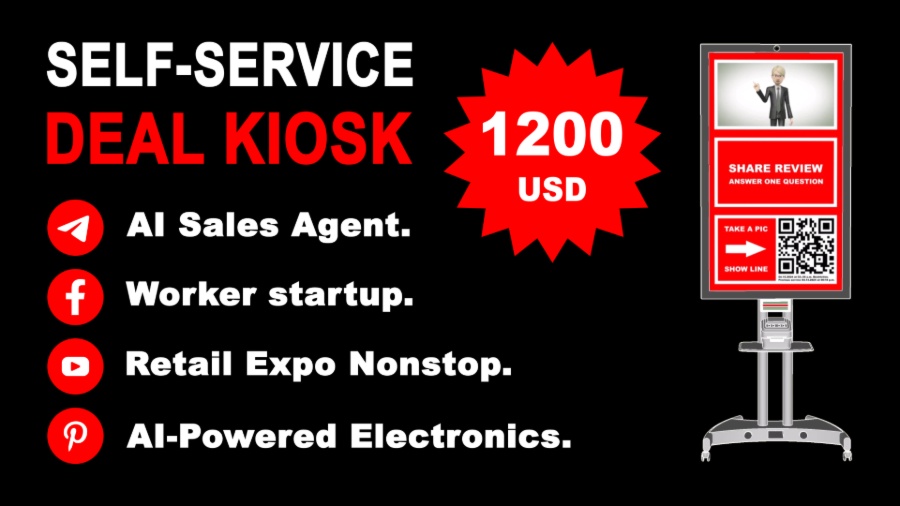 Self-service Deal Kiosk.