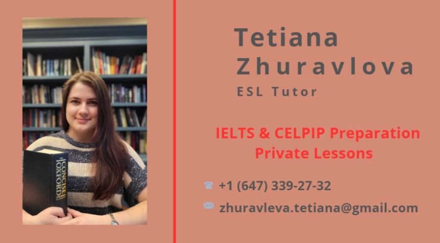 CELPIP, IELTS, ESL lessons