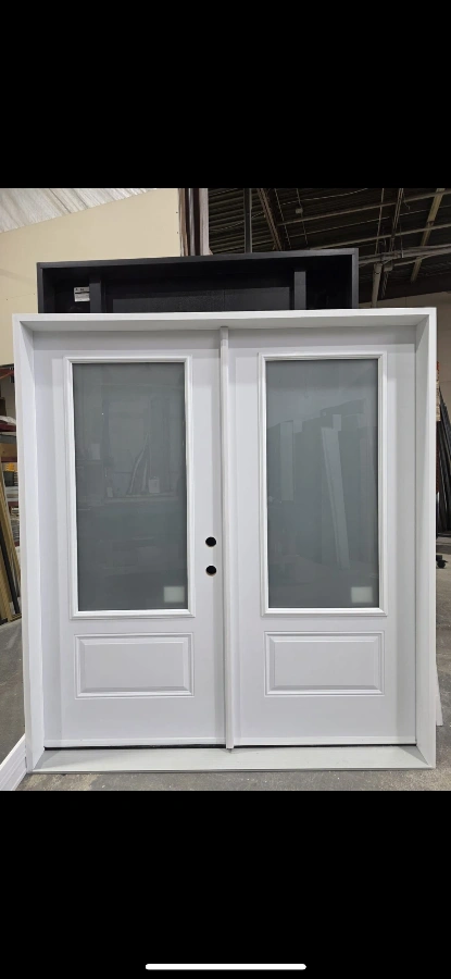 White Double French Doors