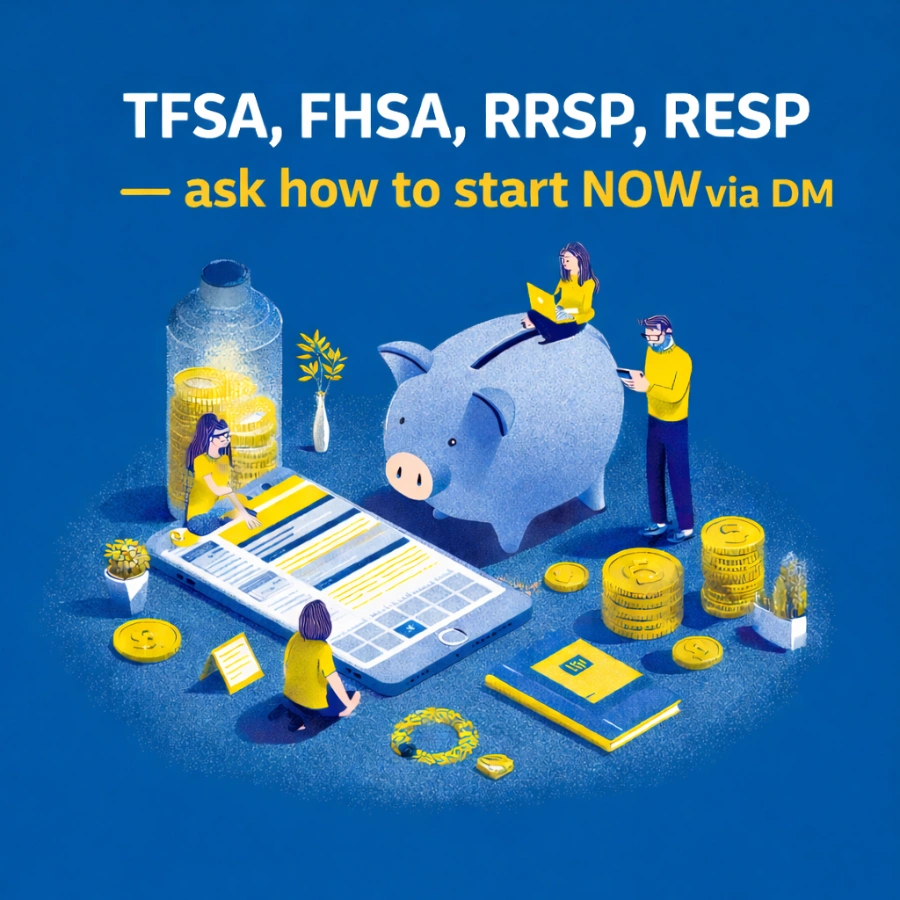 Financial planning with TFSA, FHSA, RRSP, RESP