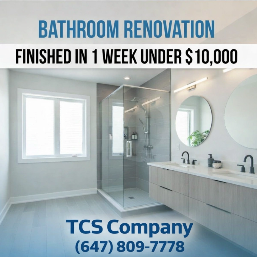 🇨🇦Bathroom Renovation Today 10% sale🇨🇦