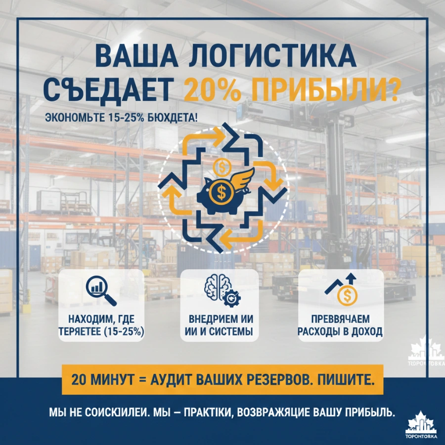 Логистика — это не расход, а ваш скрытый доход.