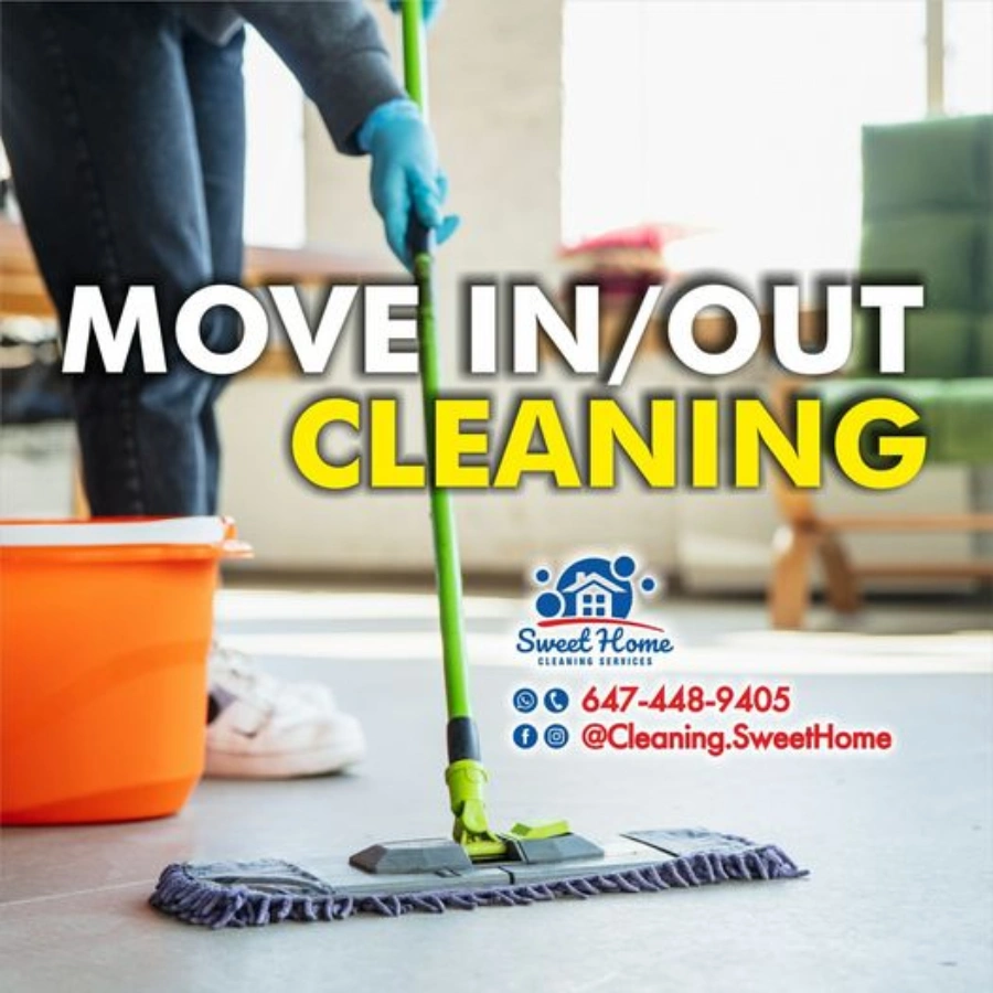 Уборка дома при переезде Move In / Move Out Cleaning