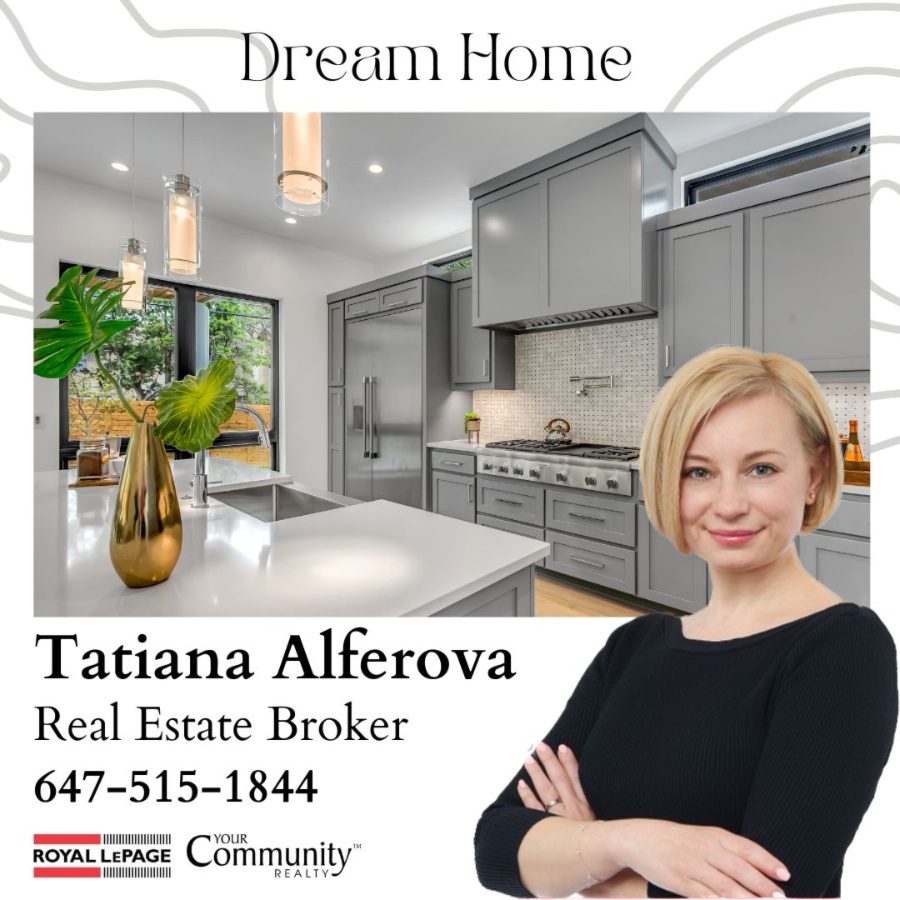 * * Alferova Tatiana - Real Estate Broker - ABR®, SRS, SRES®, RENE