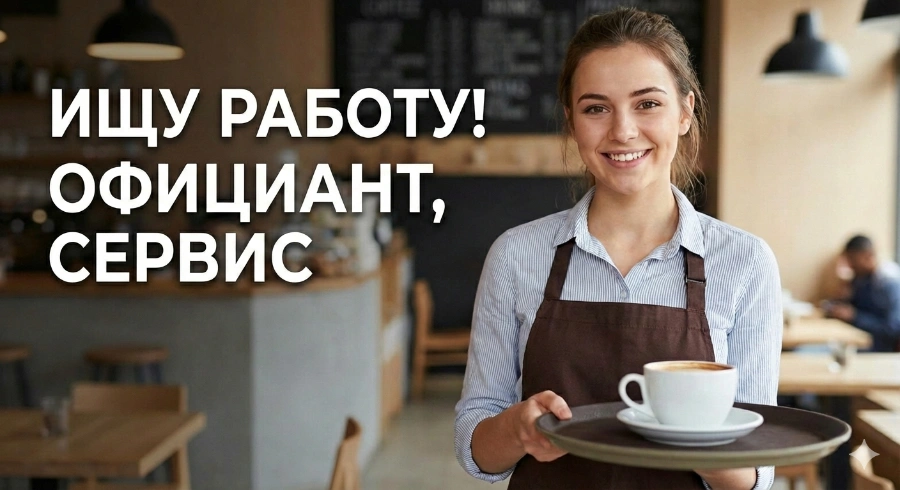 Ищу работу в сфере сервиса / Официант / Клининг